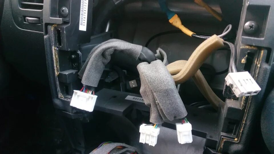 Ниссан икстрейл т31 подключение магнитолы 03-Часть-3 ГУ магнитола Bosion на Android из Китая для Nissan X-Trail t31 - Niss