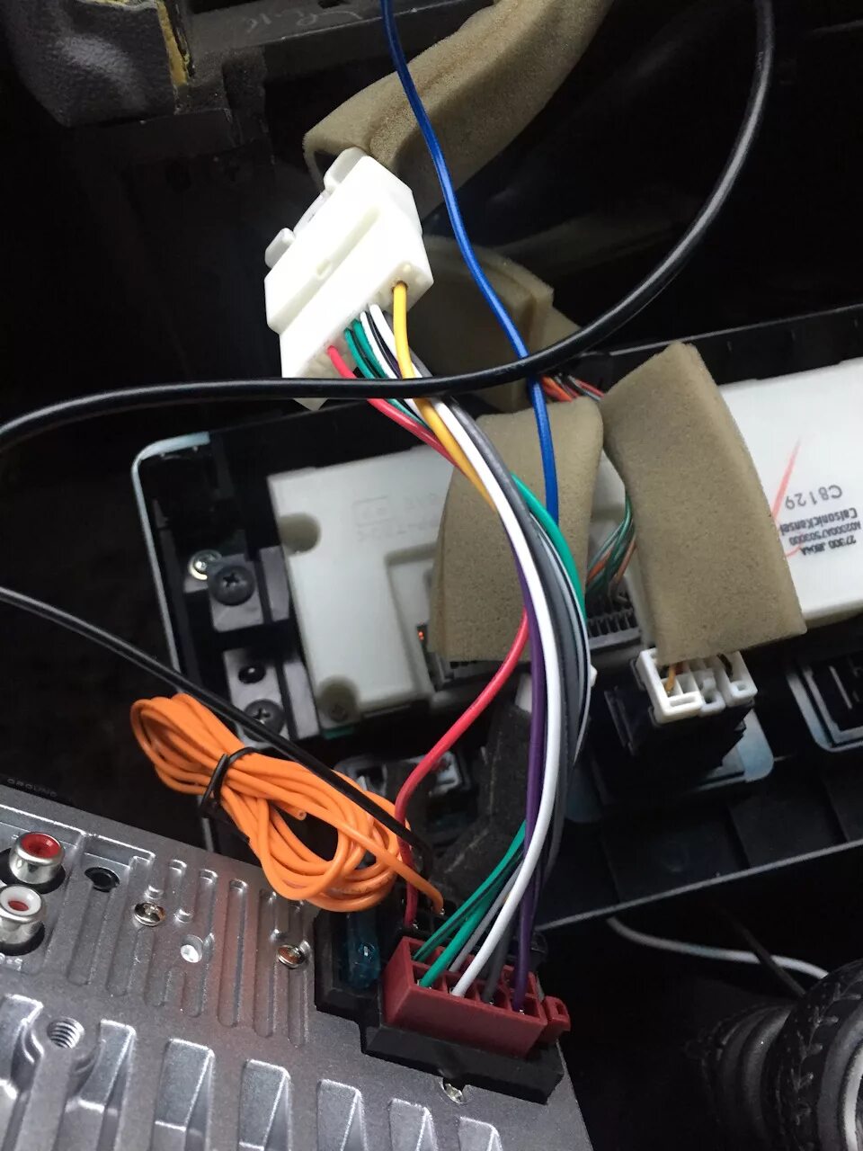 Ниссан икстрейл т31 подключение магнитолы 208. Автомагнитола Podofo 2 din 7010b (КИТАЙ) в Nissan X-Trail t31 - Nissan X-Tr