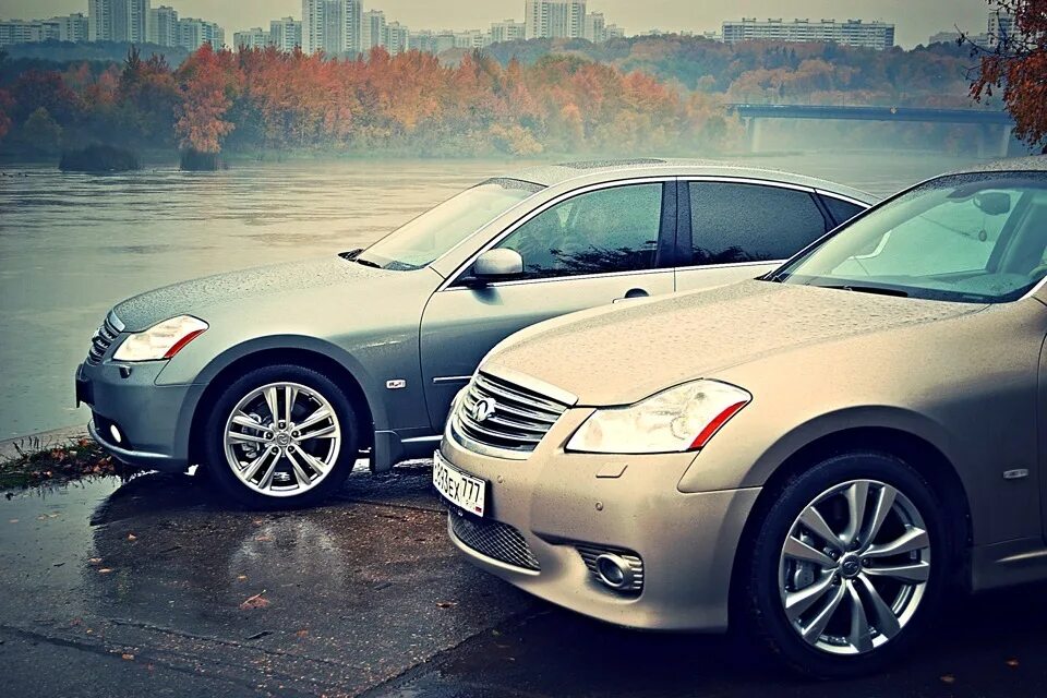 Ниссан инфинити фото Мысли о замене переднего бампера на рестаил) - Infiniti M (2G), 3,5 л, 2007 года