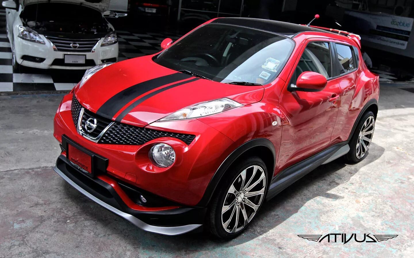 Ниссан juke фото ช ด แ ต ง น ส ส น จ ค ATIVUS Body Kit for NISSAN JUKE ATIVUS