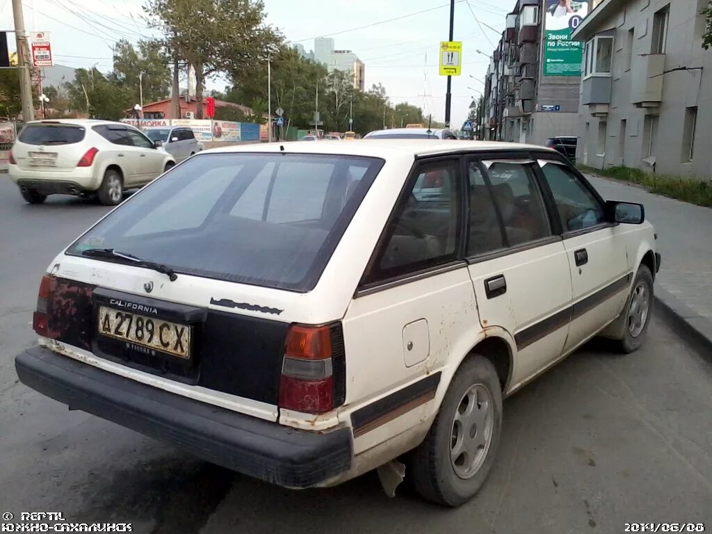 Ниссан калифорния фото "д 2789 СХ" фото Nissan Sunny California. СССР