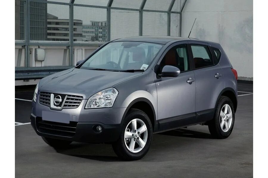 Ниссан кашкай 2007 фото Накладка на задний бампер (черная) Nissan Qashqai I (2007-2013) - купить в Калин