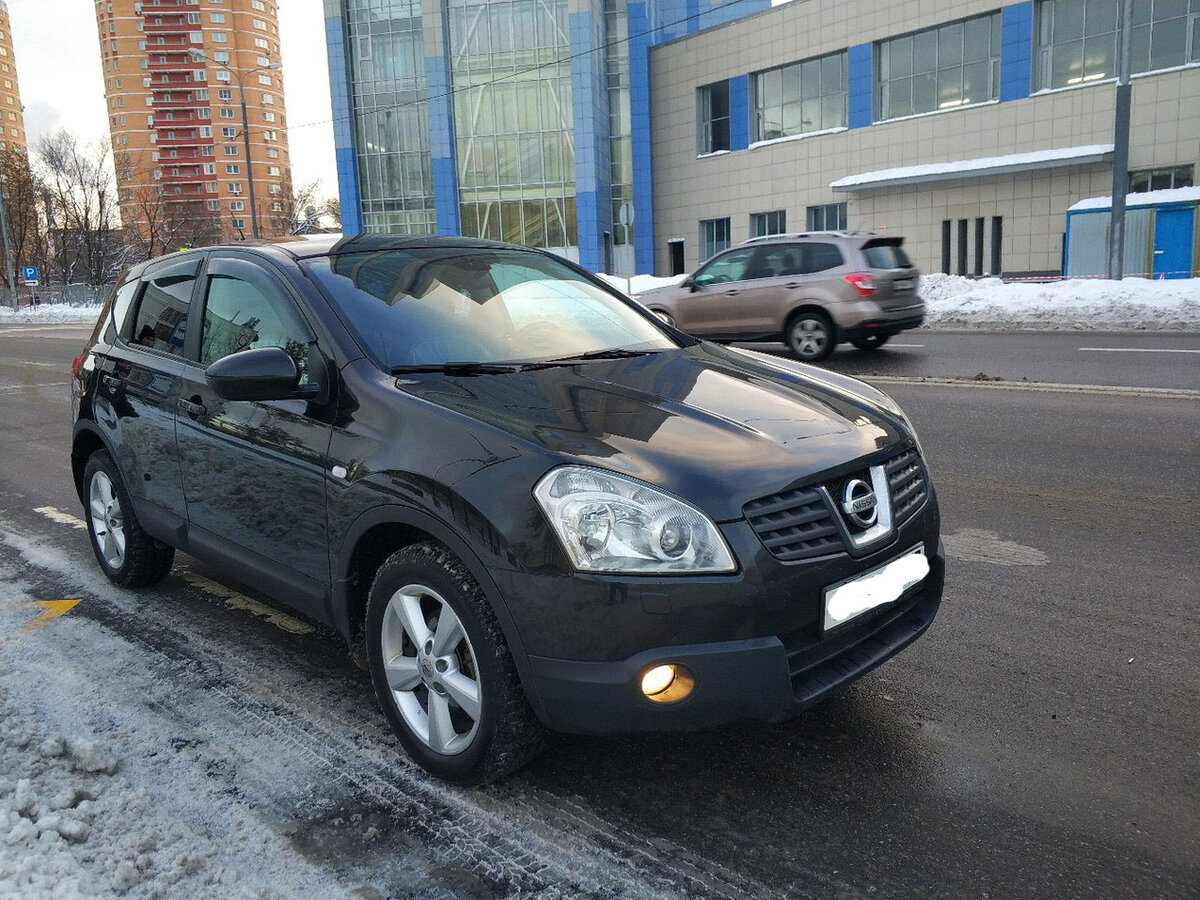 Ниссан кашкай 2007 фото Купить б/у Nissan Qashqai I 2.0 CVT (141 л.с.) бензин вариатор в Москве: чёрный 