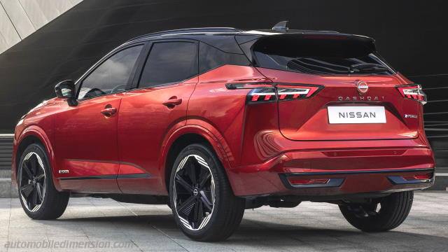 Ниссан кашкай 2025 фото Nissan Qashqai 2024 dimensions, boot space and similars