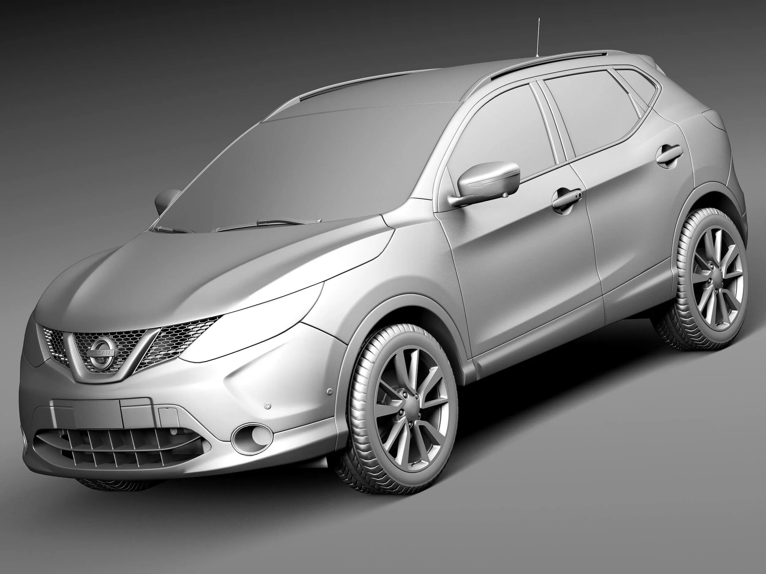 Ниссан кашкай 3 фото Nissan Qashqai 2014 - 3D Model by SQUIR