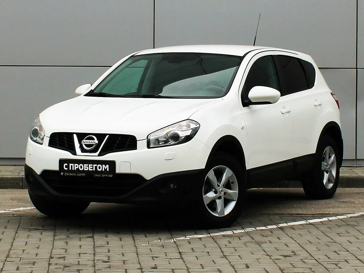 Ниссан кашкай белая фото Купить б/у Nissan Qashqai I Рестайлинг 2.0 CVT (141 л.с.) бензин вариатор в Сама