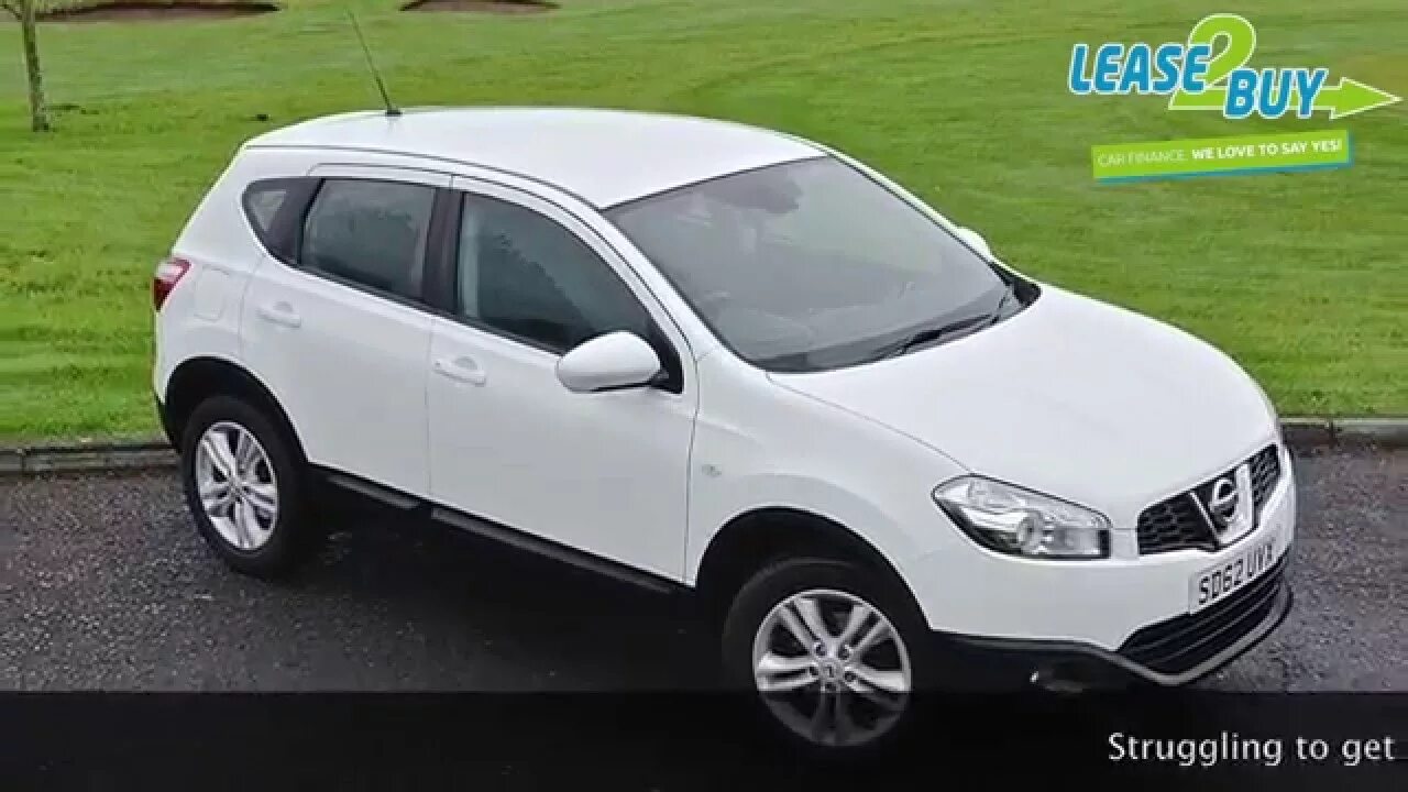 Ниссан кашкай белая фото Nissan Qashqai 1.5dCi Guaranteed Car Finance - YouTube