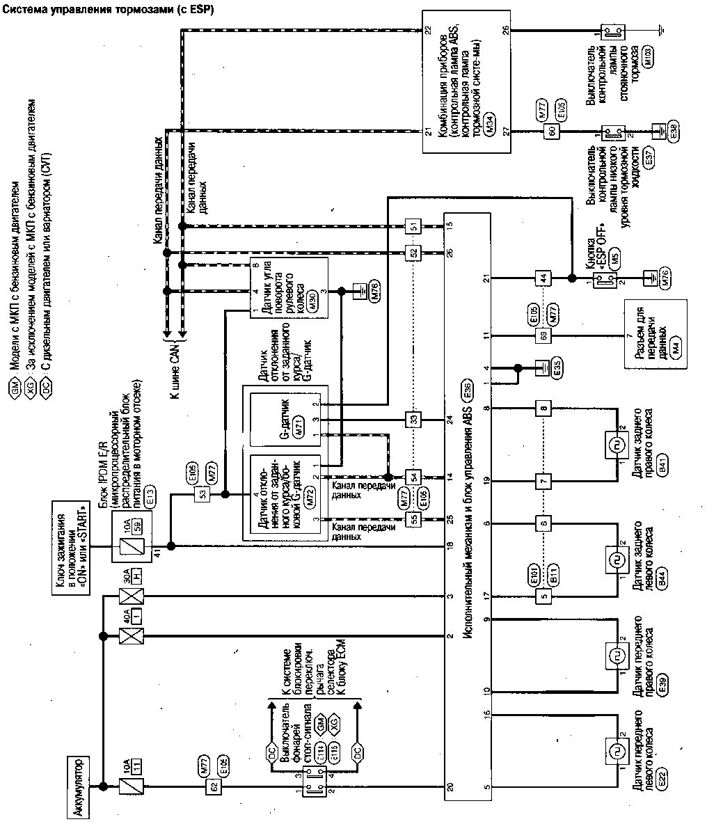 Ниссан кашкай электросхема Ремонт Ниссан Кашкай : СХЕМА ЭЛЕКТРИЧЕСКИХ СОЕДИНЕНИЙ - СИСТЕМА УПРАВЛЕНИЯ ТОРМО