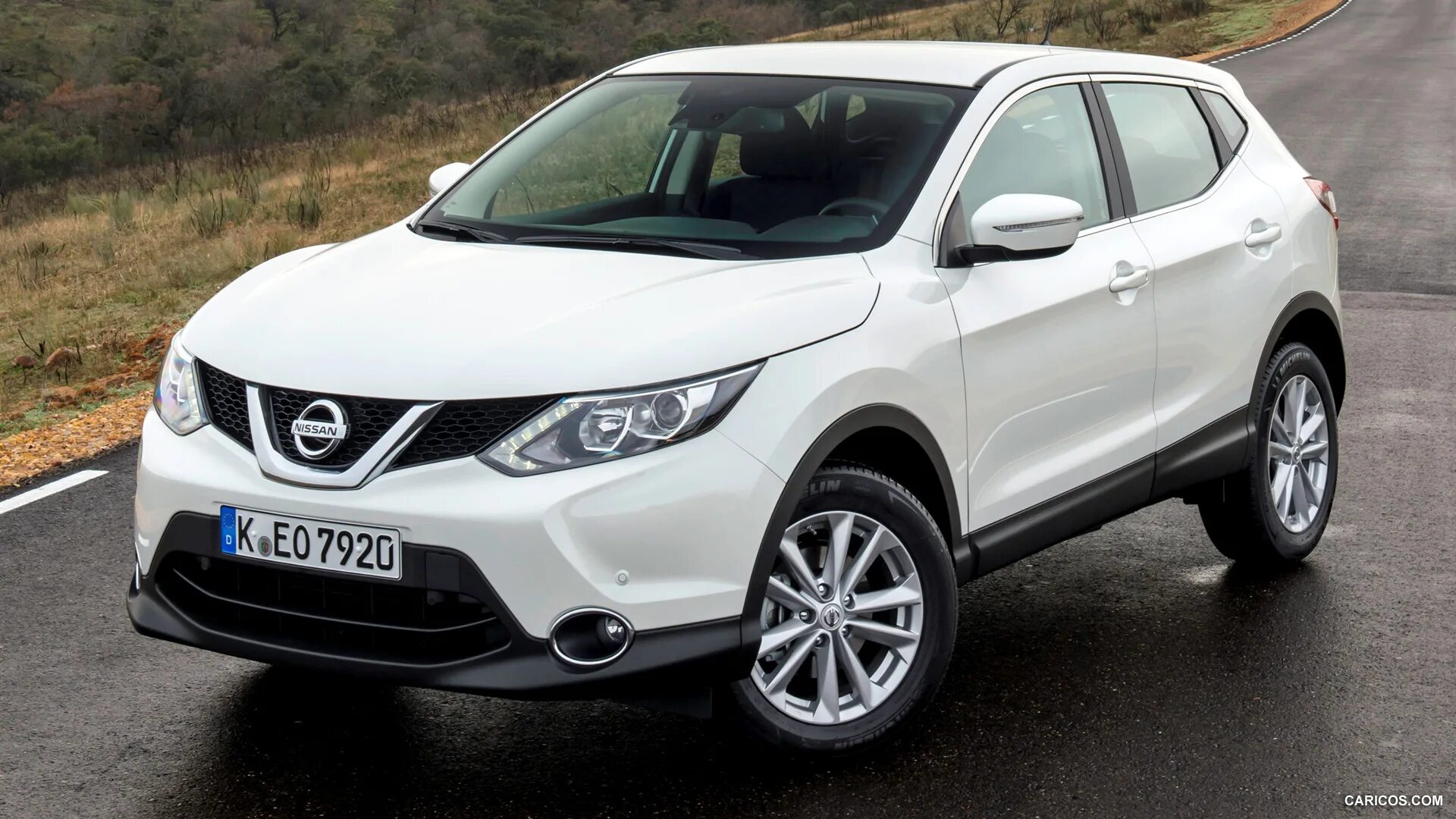 Ниссан кашкай фото Nissan Qashqai 2014MY White Front
