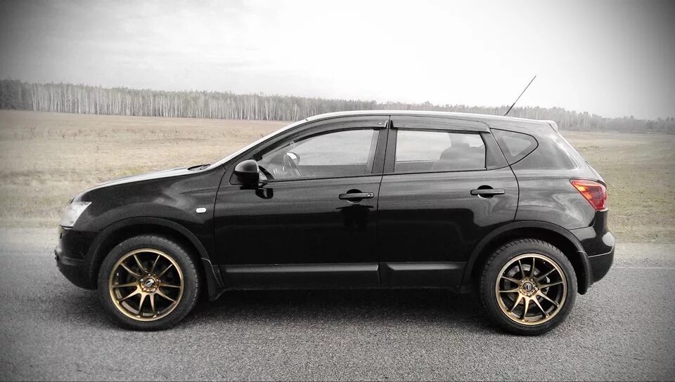 Ниссан кашкай фото дисков Лабутеносет ;) - Nissan Qashqai (1G), 2 л, 2007 года колёсные диски DRIVE2