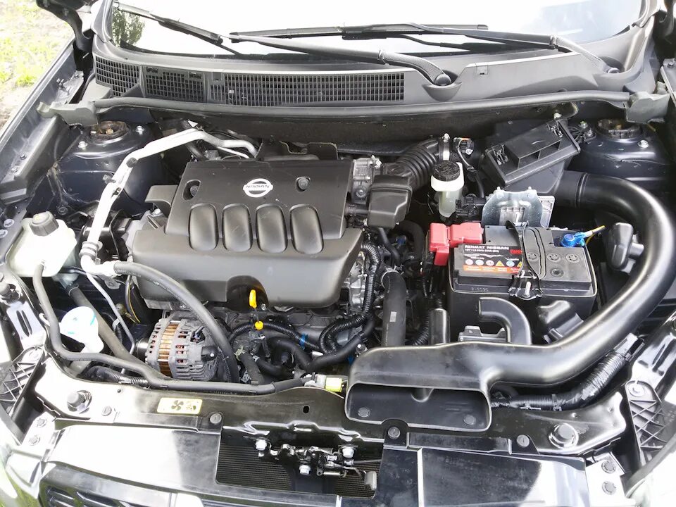 Ниссан кашкай фото двигателя Замена масла 2016, ТО-2 (Genser Липецк). Аналогичное масло в 2015 на ТО-1 - Niss