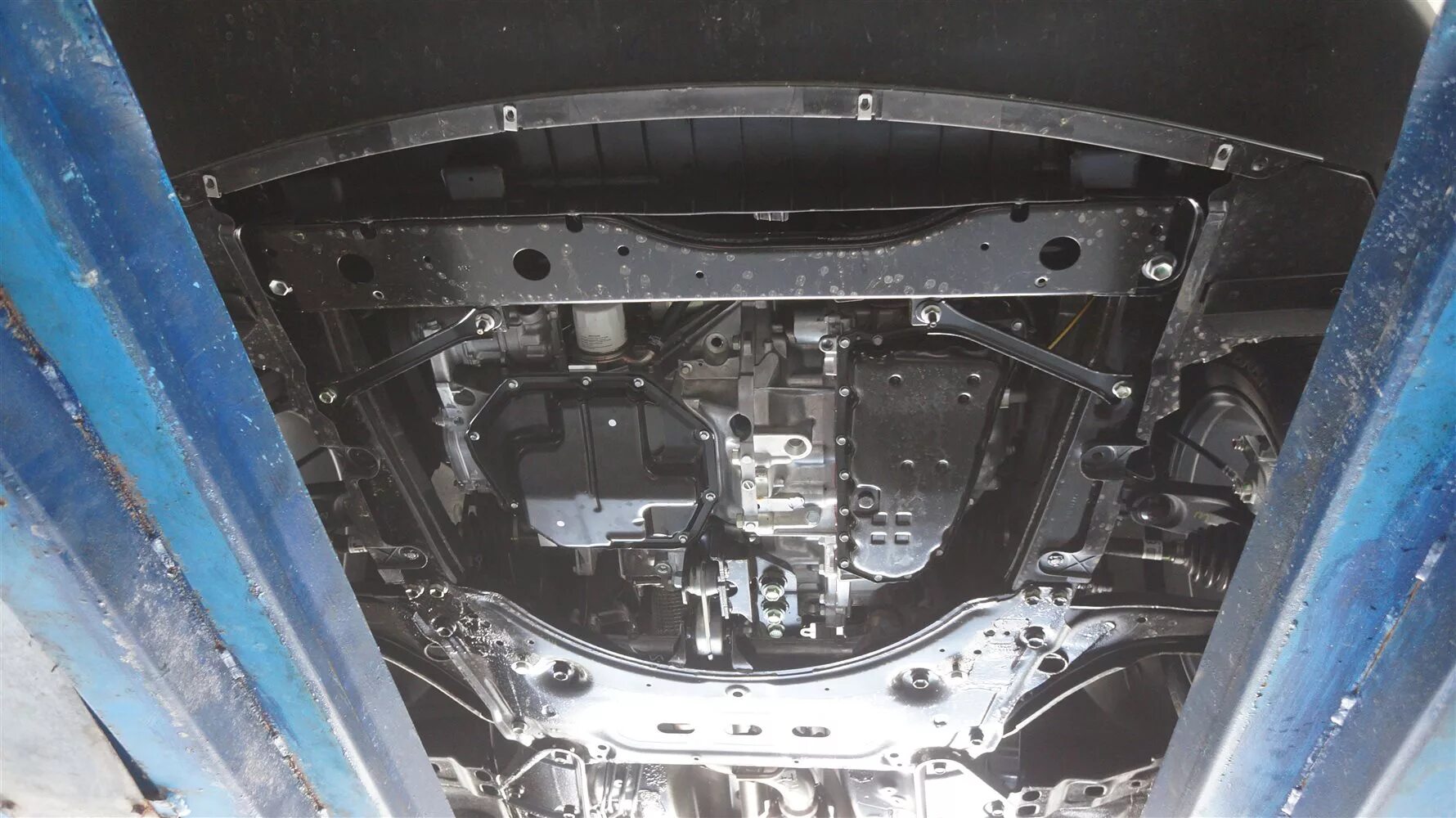 Ниссан кашкай фото снизу 15.25ABC Защита картера двигателя и кпп Nissan Qashqai (J11 ) V-все (2014-2017) 