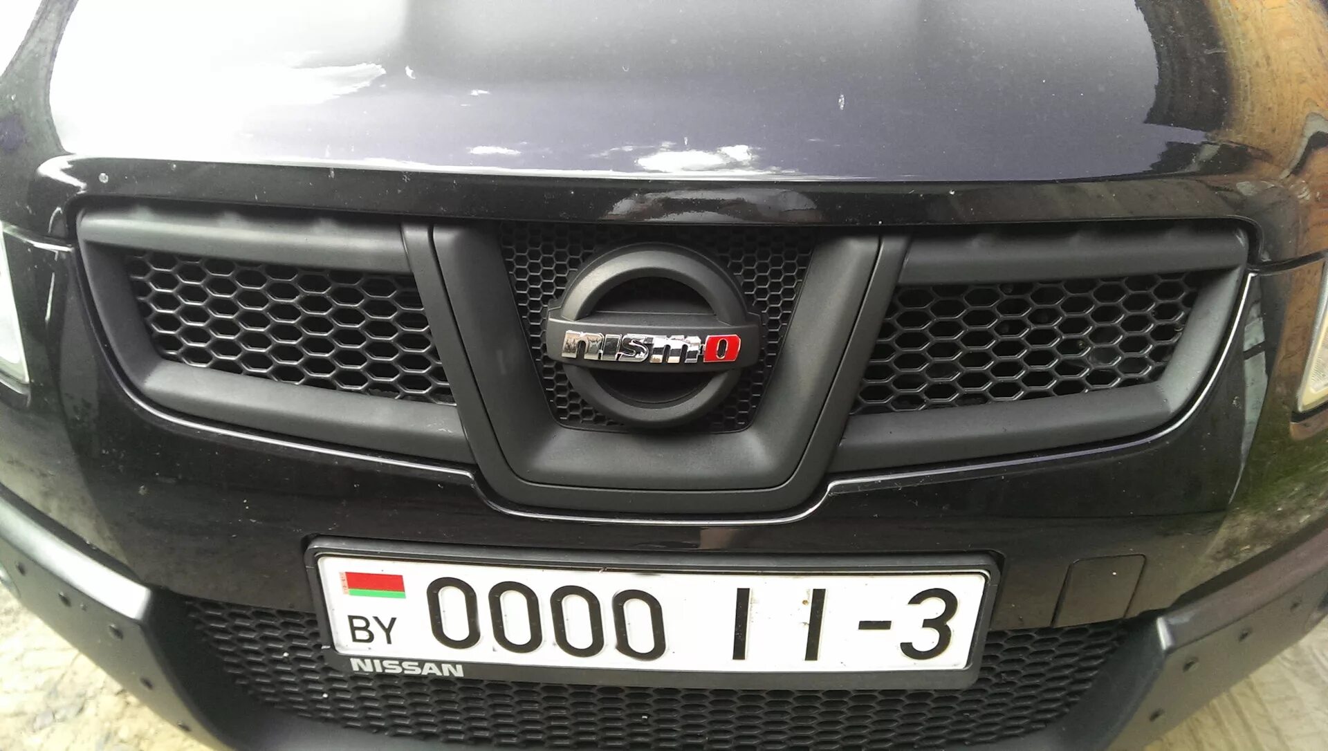 Ниссан кашкай j10 купить тюнинг решетку Стайлинг решётки радиатора - долой хром! - Nissan Qashqai (1G), 2 л, 2007 года с