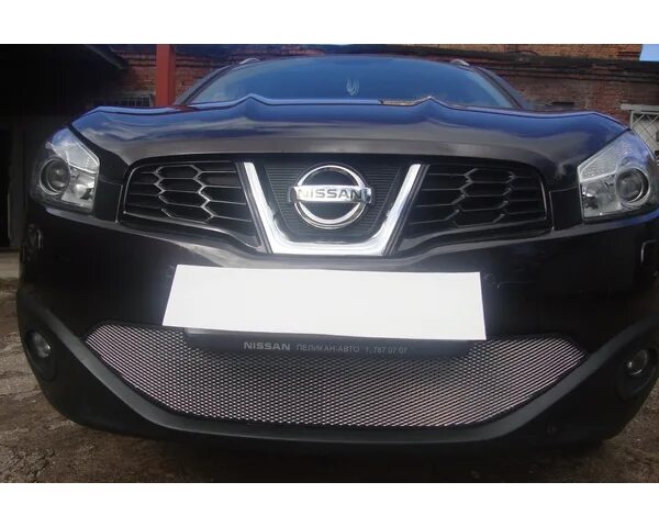 Ниссан кашкай j10 купить тюнинг решетку Решетка радиатора для автомобиля Nissan Кашкай 2011-2014 chrome. ZR.NIS.QAS.11-1