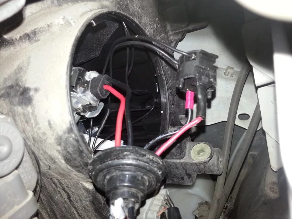 Ниссан кашкай j10 подключение лампы ближнего света Ксенон в ближний - Nissan Qashqai+2, 2 л, 2011 года электроника DRIVE2