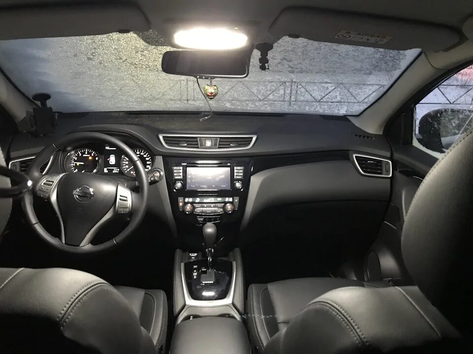 Ниссан кашкай j11 фото салона Светодиодные лампочки салона - Nissan Qashqai (2G), 2 л, 2017 года тюнинг DRIVE2