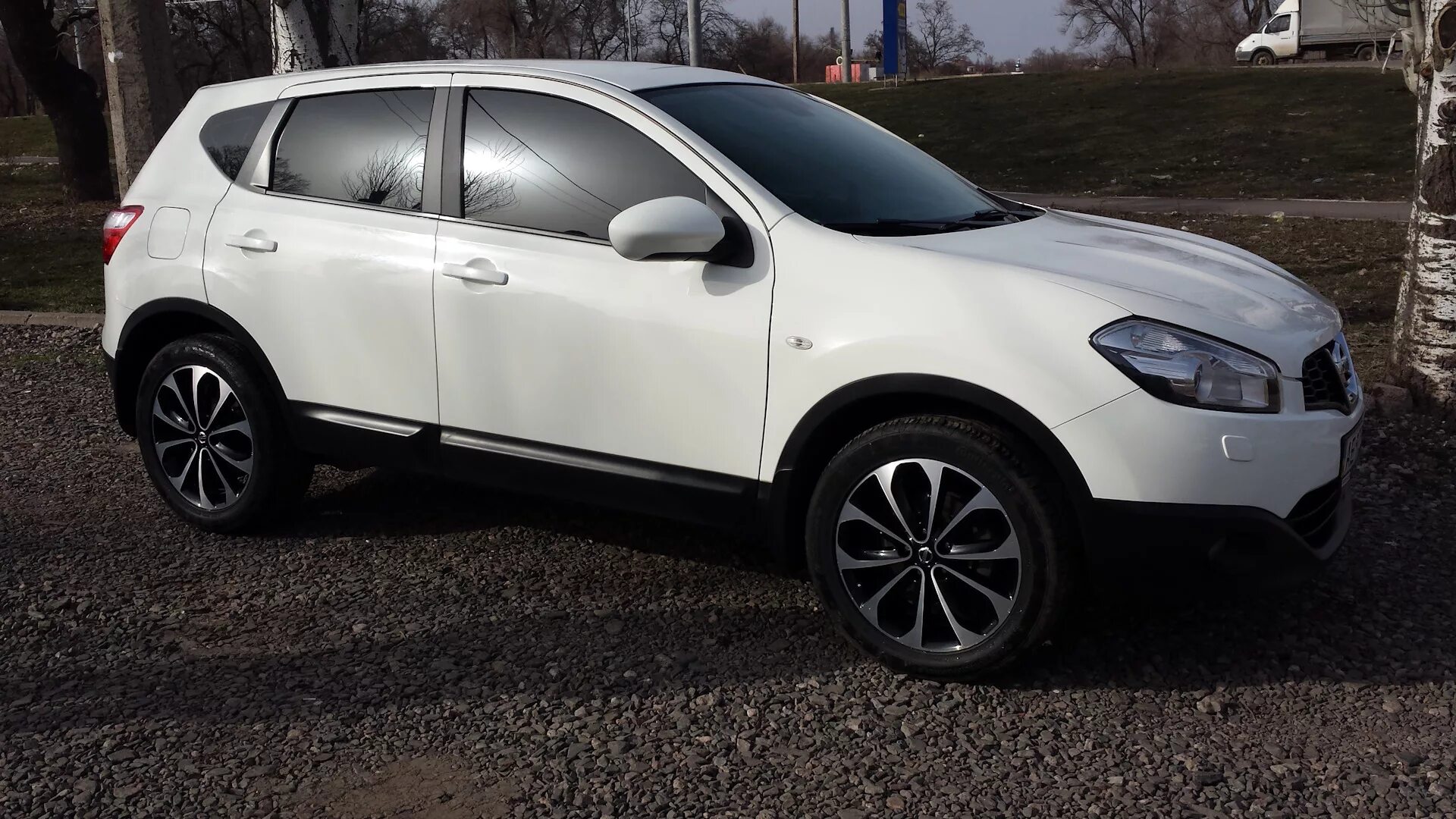 Ниссан кашкай на 17 дисках фото Диски r18, сбылась мечта идиота - Nissan Qashqai (1G), 1,6 л, 2011 года колёсные