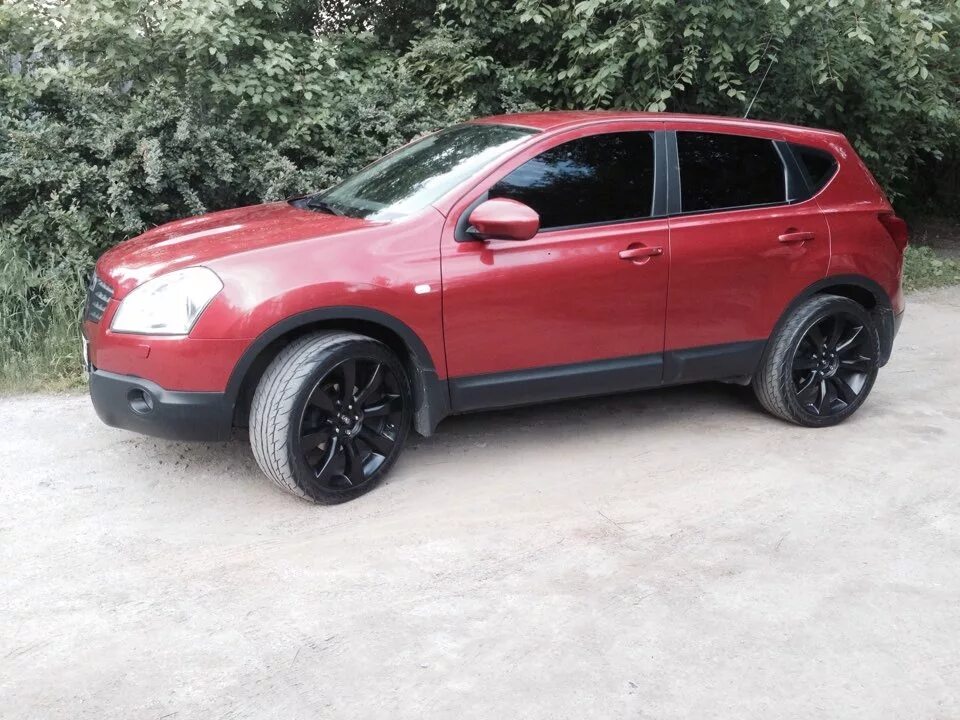 Ниссан кашкай на 19 дисках фото Новые фотки, посте наномойки - Nissan Qashqai (1G), 2 л, 2007 года фотография DR