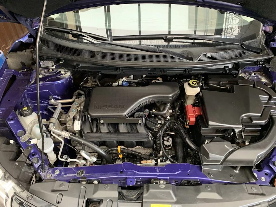 Ниссан кашкай подкапотное пространство фото Мойка двигателя. - Nissan Qashqai (2G), 2 л, 2016 года мойка DRIVE2