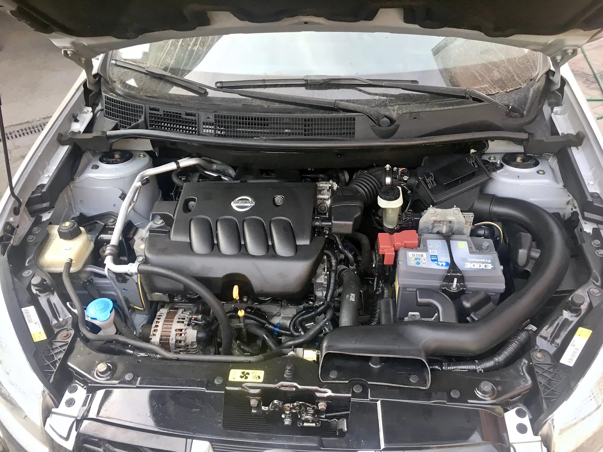 Ниссан кашкай подкапотное пространство фото Детейлинг под капотом - Nissan Qashqai (1G), 2 л, 2011 года мойка DRIVE2