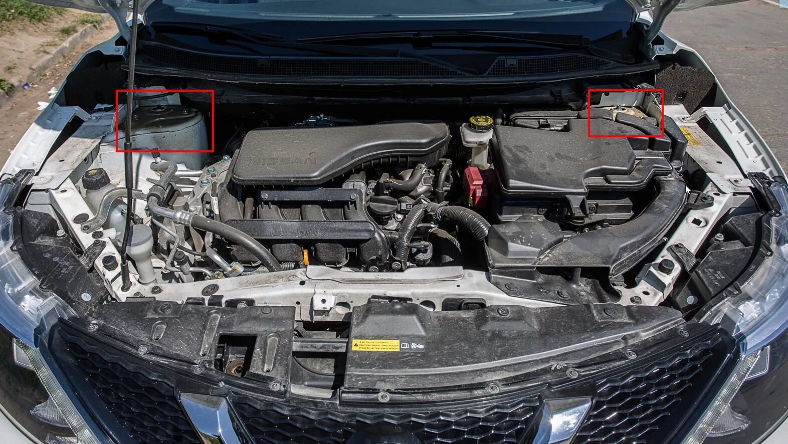 Ниссан кашкай подкапотное пространство фото Качество сборки кашкай питер. - Nissan Qashqai (2G), 1,2 л, 2016 года другое DRI