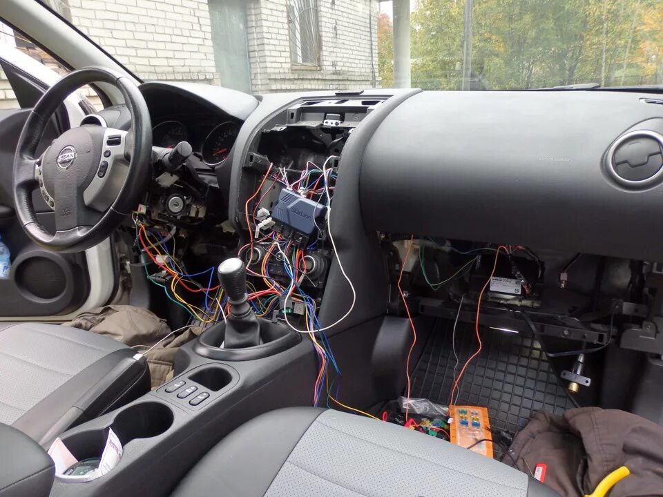 Ниссан кашкай подключение сигнализации Самостоятельная установка сигнализации StarLine А91 Dialog - Nissan Qashqai+2, 2