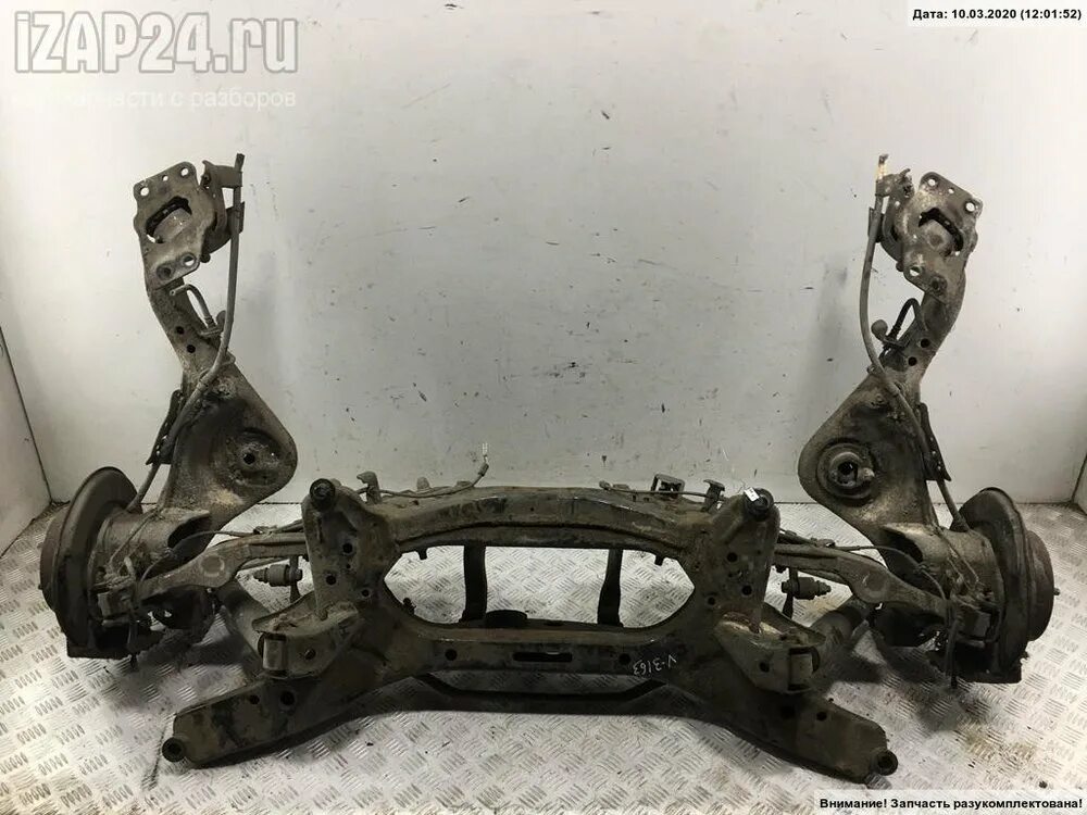 Ниссан кашкай подвеска фото Балка подвески задняя Nissan Qashqai J10 (2006-2013) 2009 купить бу Z2406119 - i