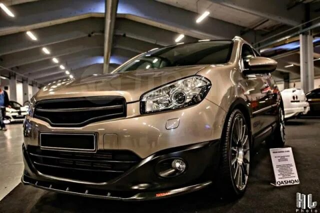 Ниссан кашкай рестайлинг тюнинг Купить Накладка под бампер/ сплиттер Maxton Design на Nissan Qashqai в Иркутске 