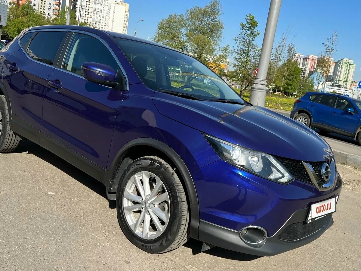 Ниссан кашкай синий фото Купить б/у Nissan Qashqai II 2.0 CVT (144 л.с.) бензин вариатор в Москве: синий 