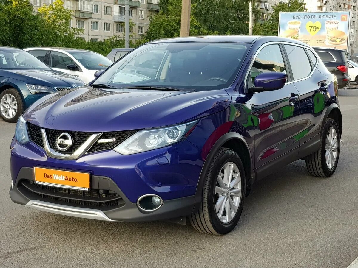 Ниссан кашкай синий фото Купить б/у Nissan Qashqai II 2.0 CVT (144 л.с.) бензин вариатор в Санкт-Петербур