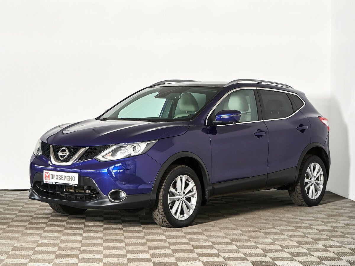 Ниссан кашкай синий фото Купить б/у Nissan Qashqai II 2.0 CVT (144 л.с.) 4WD бензин вариатор в Москве: си