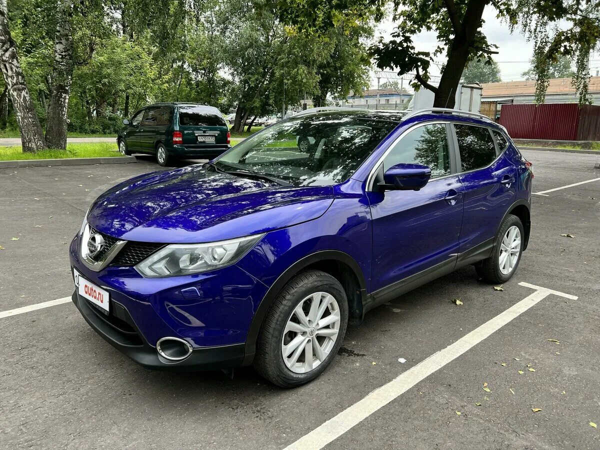Ниссан кашкай синий фото Купить б/у Nissan Qashqai II 2.0 CVT (144 л.с.) бензин вариатор в Москве: синий 