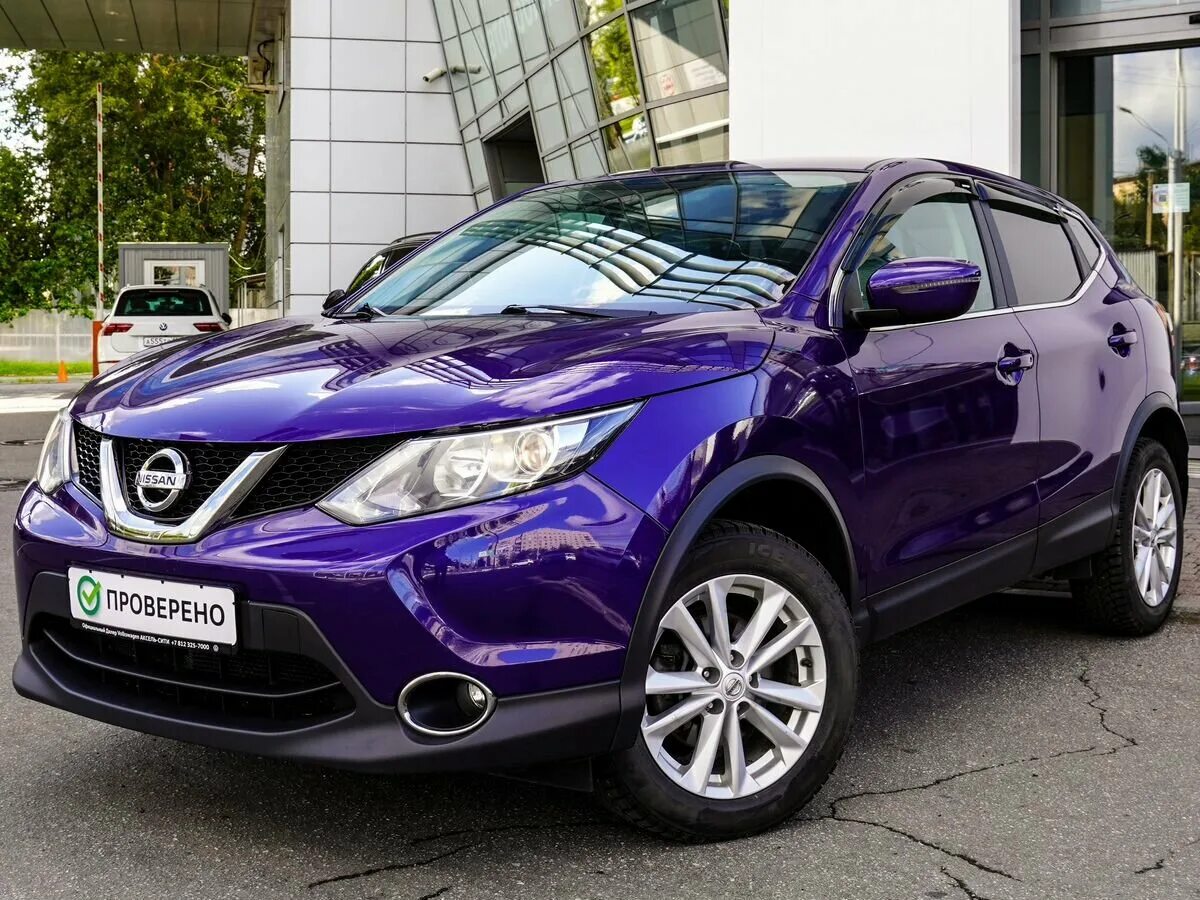 Ниссан кашкай синий фото Купить б/у Nissan Qashqai II 1.2 MT (115 л.с.) бензин механика в Санкт-Петербург