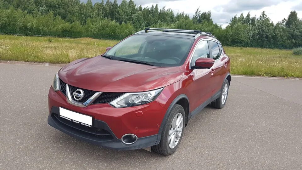 Ниссан кашкай цвета фото Багажник аэродинамический на рейлинги Turtle AIR 1 Дуги Поперечины на Ниссан Каш