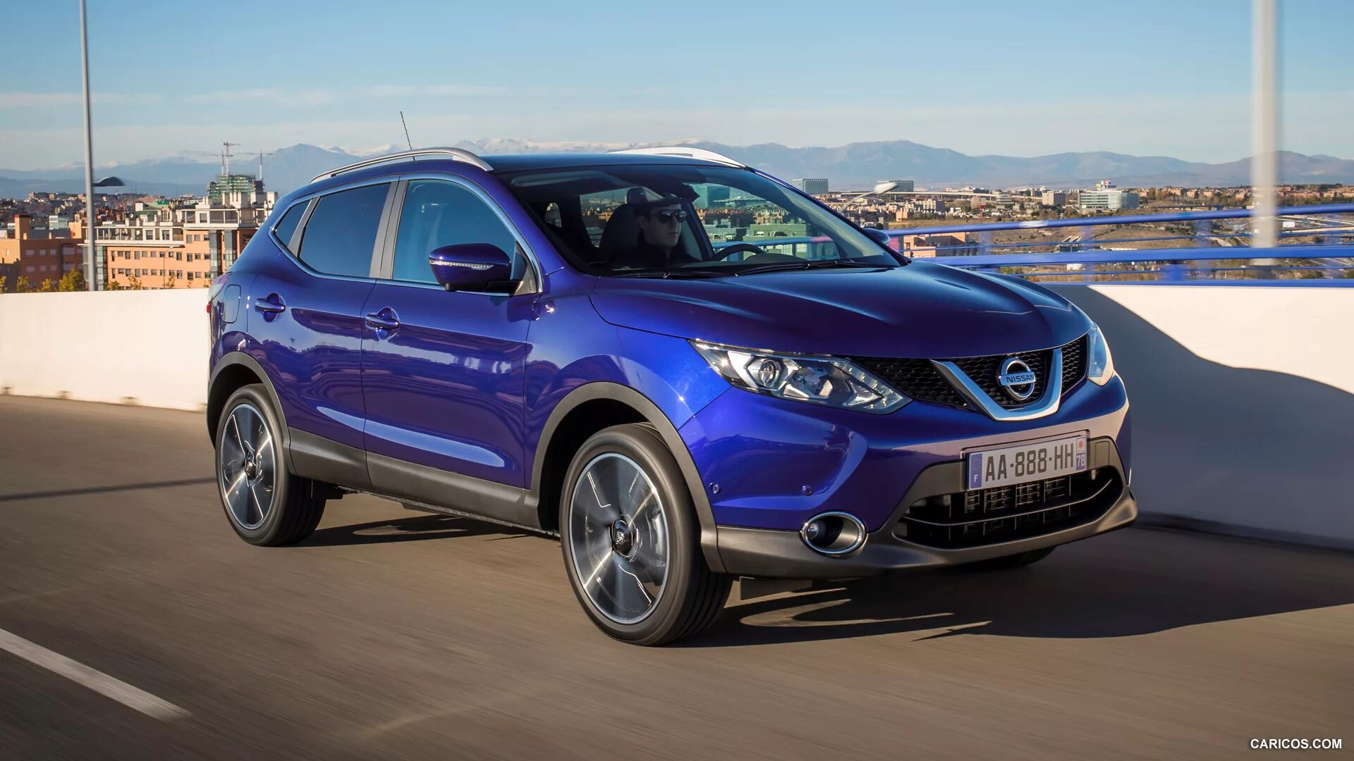 Ниссан кашкай цвета фото Nissan Qashqai 2014MY Blue Front