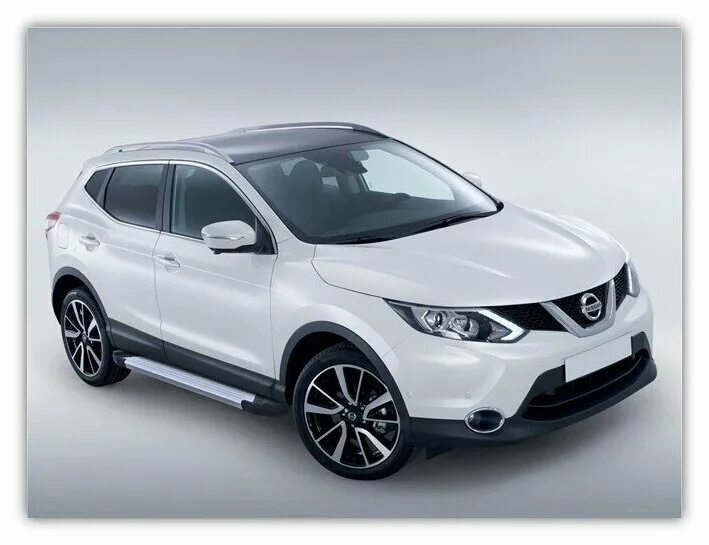 Ниссан кашкай в новом кузове фото Пороги алюминиевые с площадкой "SILVER" (арт. F173AL.4113.1) NISSAN X-Trail 2013