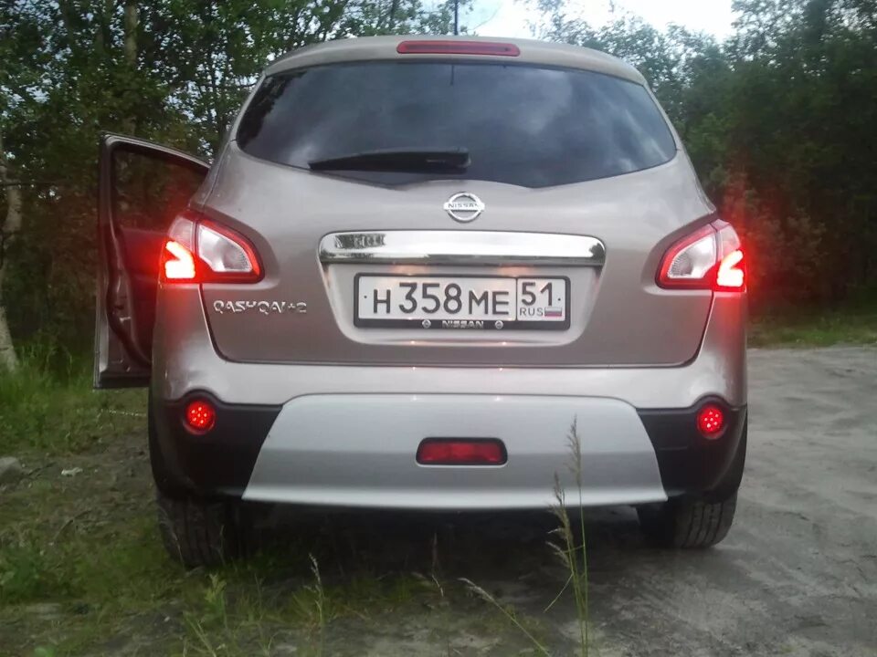Ниссан кашкай вид сзади фото Преображение. - Nissan Qashqai+2, 2 л, 2011 года тюнинг DRIVE2