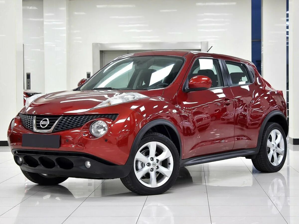 Ниссан красный фото Купить б/у Nissan Juke I 1.6 CVT (117 л.с.) бензин вариатор в Москве: красный Ни