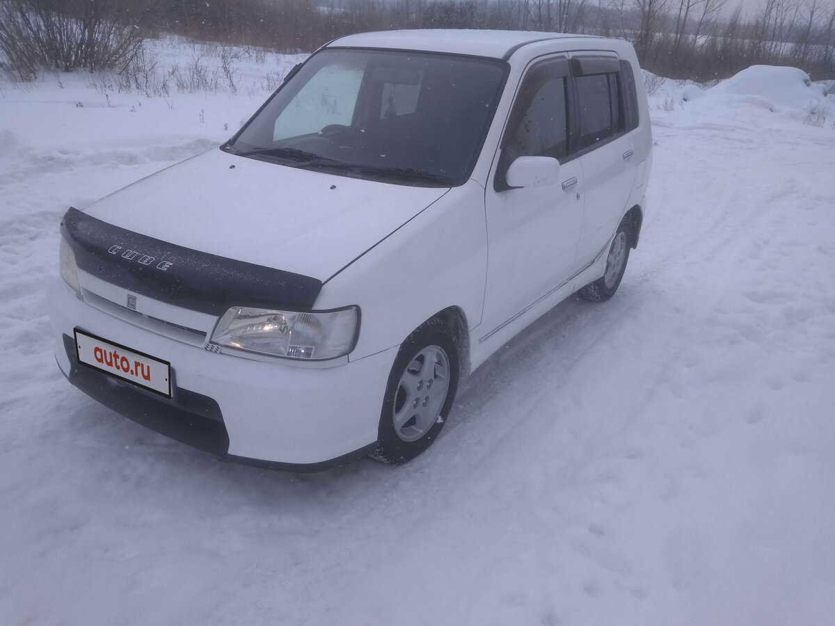 Ниссан куб 2000 года фото Купить б/у Nissan Cube I (Z10) 1.3 AT (82 л.с.) бензин автомат в Омске: белый Ни