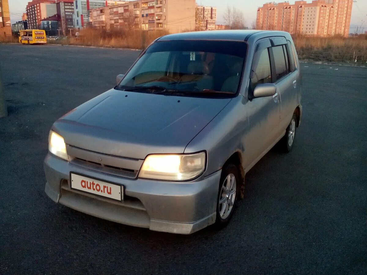 Ниссан куб 2002 фото Купить б/у Nissan Cube I (Z10) 1.4 AT (85 л.с.) бензин автомат в Тюмени: серый Н
