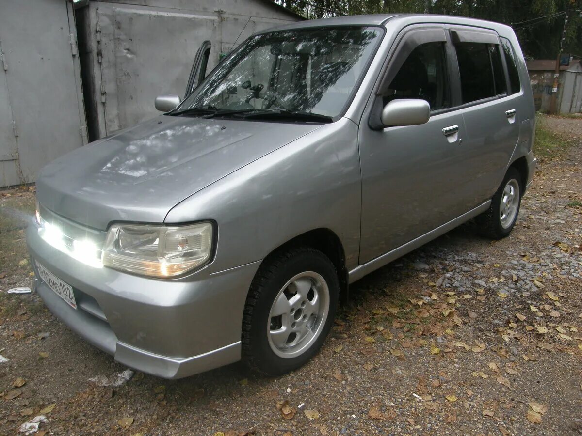 Ниссан куб фото 2001 Купить б/у Nissan Cube I (Z10) 1.3 AT (82 л.с.) бензин автомат в Уфе: серый Нисс