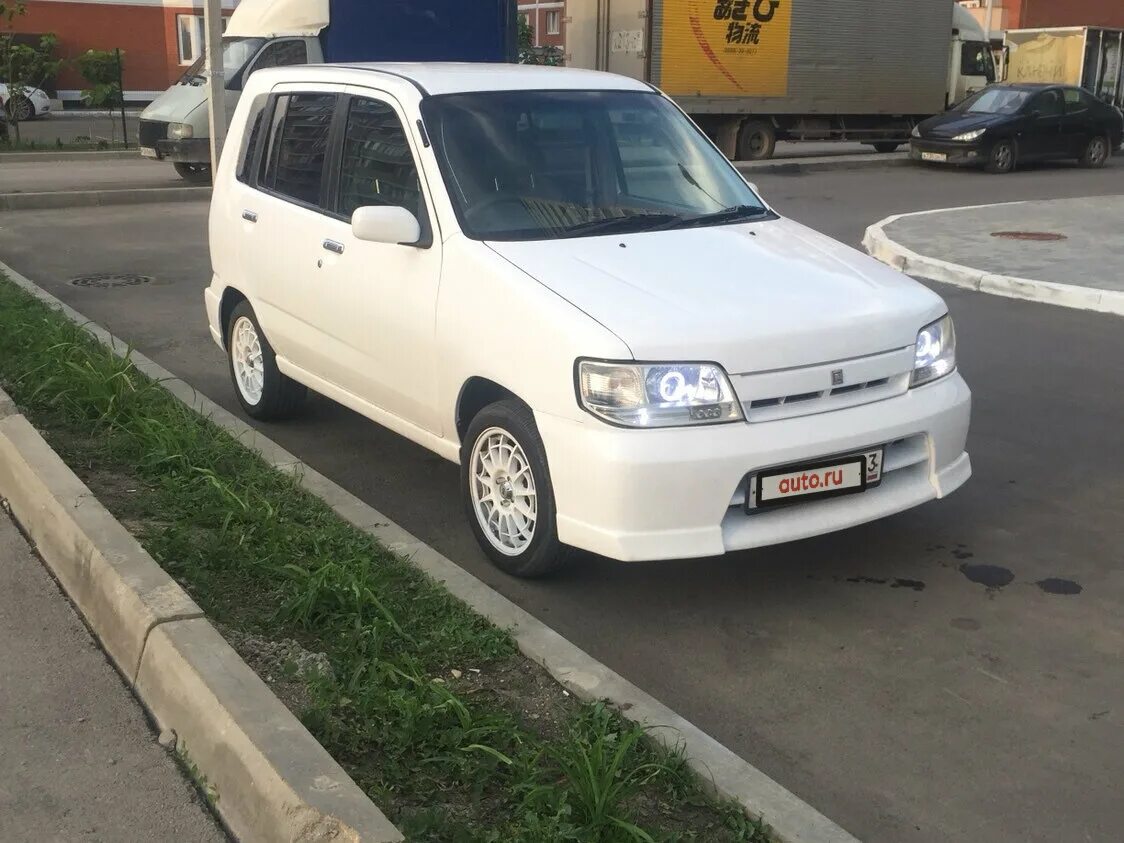 Ниссан куб фото 2001 Купить б/у Nissan Cube I (Z10) 1.4 AT (85 л.с.) бензин автомат в Краснодаре: бел