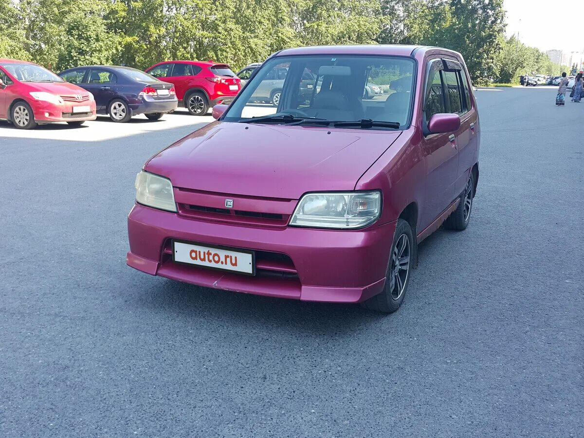 Ниссан куб фото 2001 Купить б/у Nissan Cube I (Z10) 1.4 AT (85 л.с.) бензин автомат в Тюмени: красный