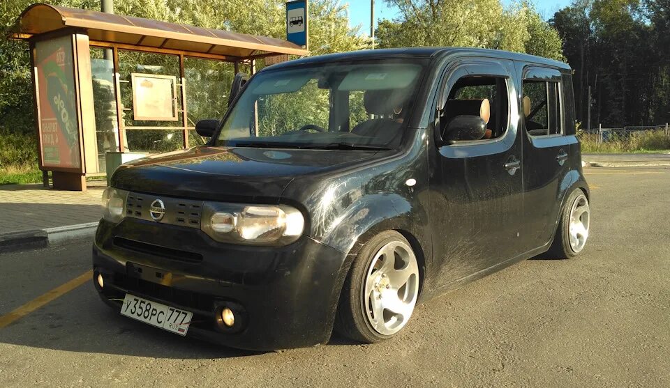 Ниссан куб фото z10 Wci cc10, замена шпилек. - Nissan Cube III, 1,5 л, 2009 года колёсные диски DRIV
