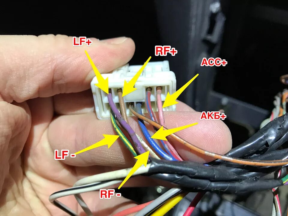 Ниссан куб точки подключения Pioneer MVH-S510BT, или первый шаг к хорошему звуку! - Nissan Wingroad (Y11), 1,