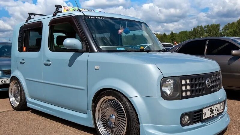 Ниссан куб тюнинг Nissan Cube II 1.4 бензиновый 2003 Самый низкий на DRIVE2