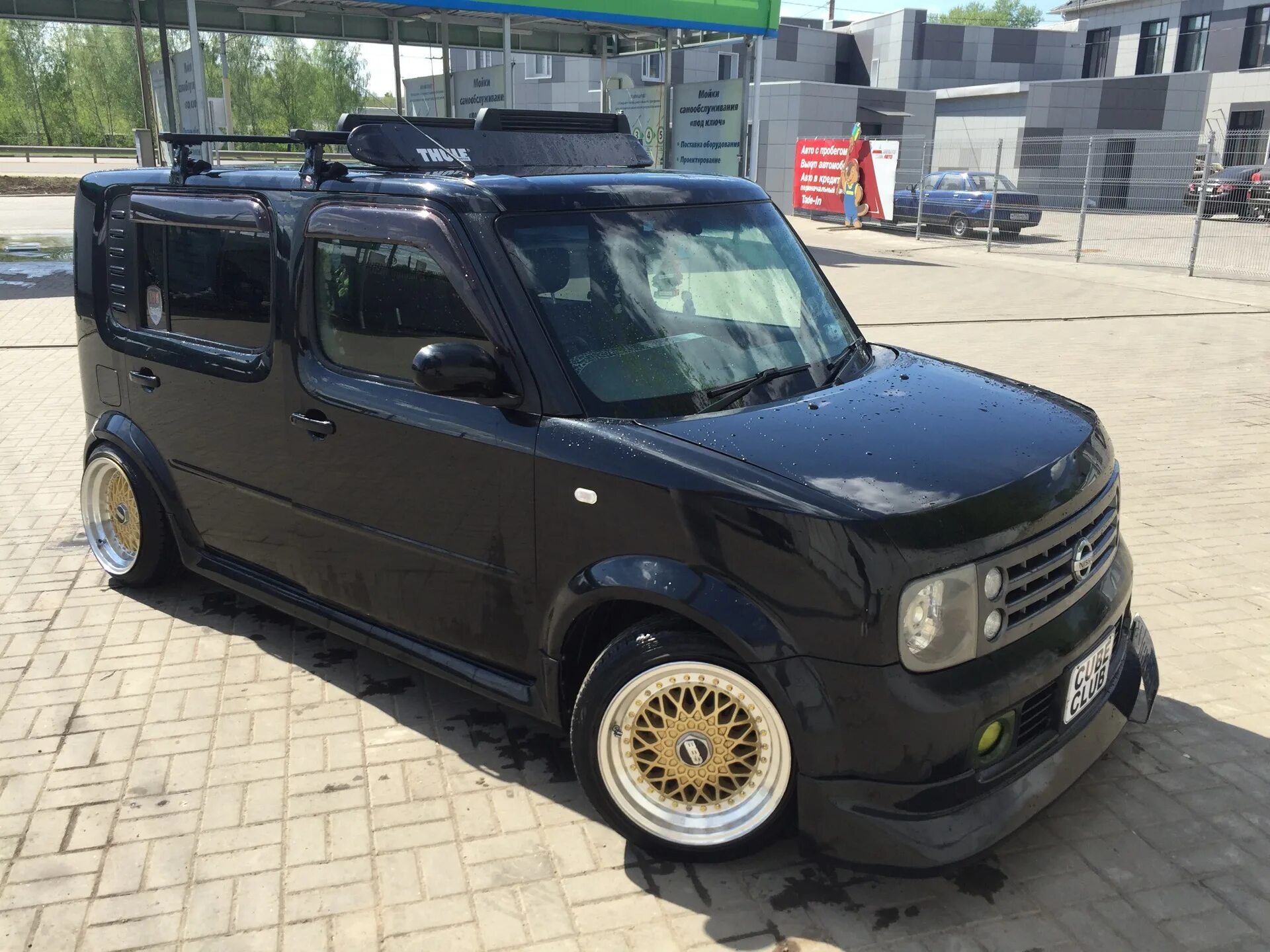 Ниссан куб тюнинг фото 90% Установка винтовой подвески и первые ощущения - Nissan Cube II, 1,4 л, 2003 