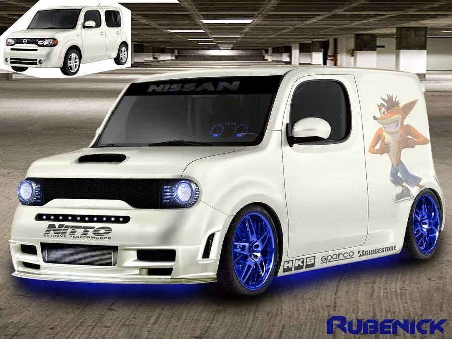 Ниссан куб тюнинг фото nissan cube art