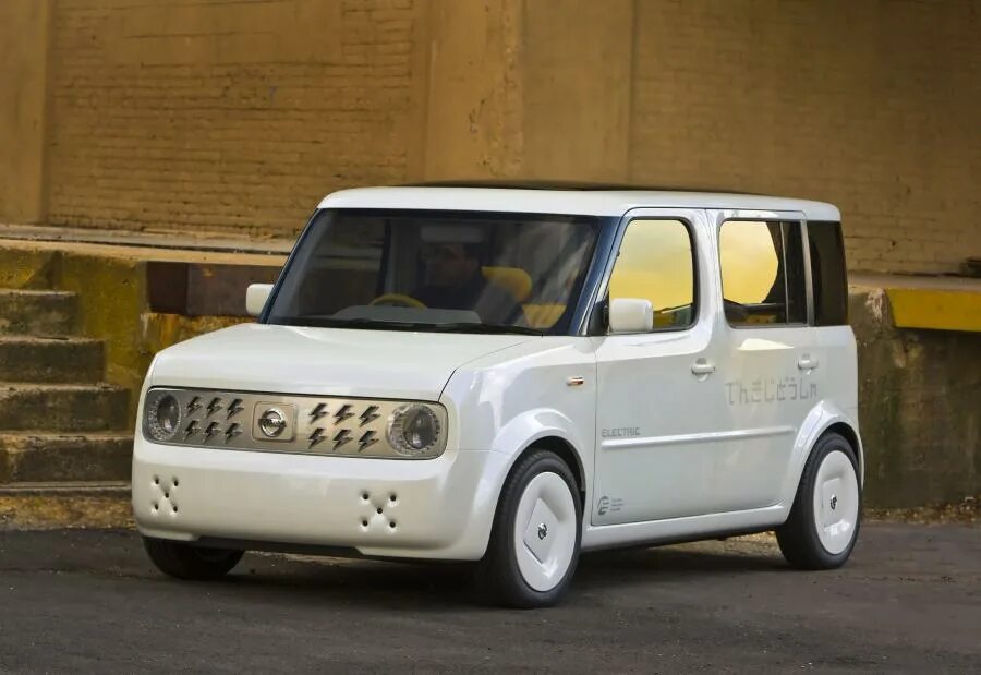 Ниссан кубик фото Nissan Denki Cube Concept 2008 года выпуска. Фото 28. VERcity