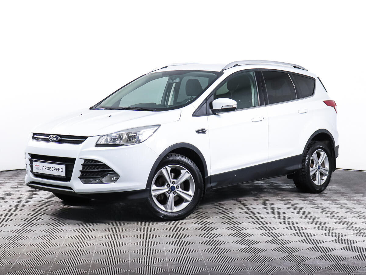 Ниссан куга фото цена Купить б/у Ford Kuga II 2.5 AT (150 л.с.) бензин автомат в Москве: белый Форд Ку